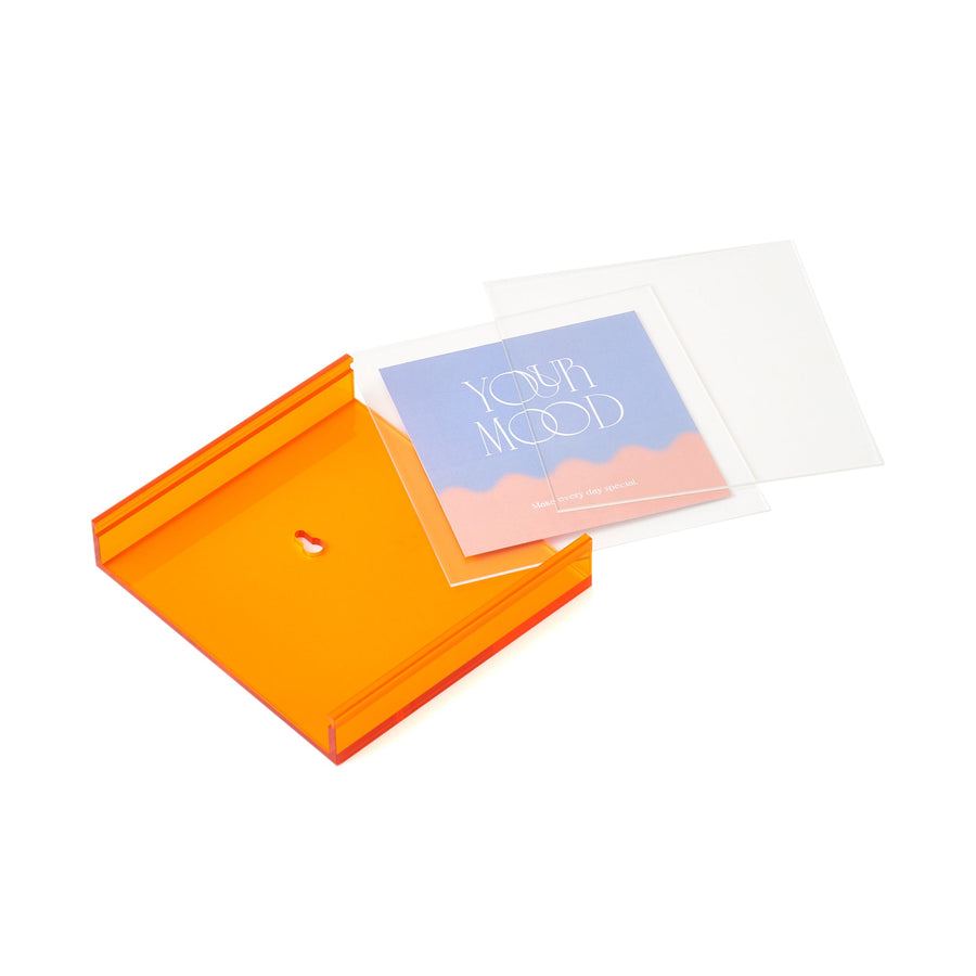 カラフルアクリルフレームBOX S オレンジ