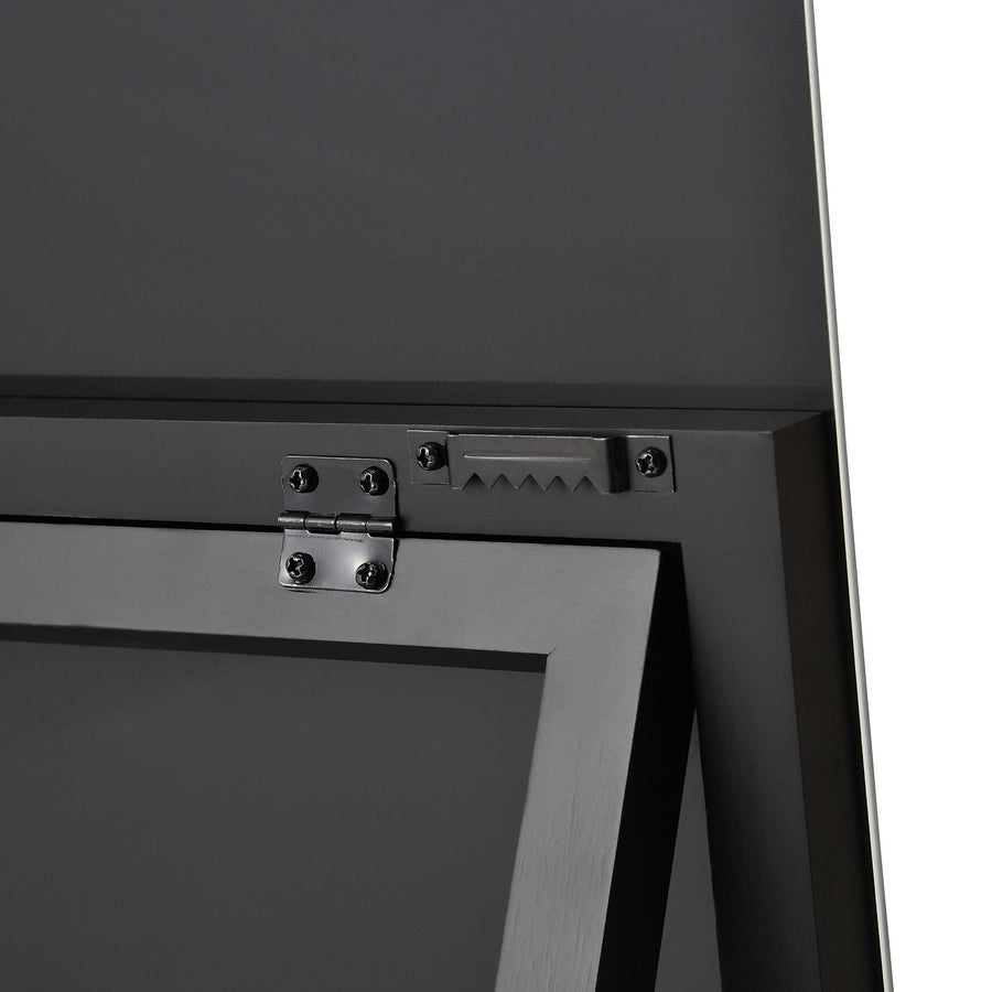 グラフィック ウォールミラー ホワイト