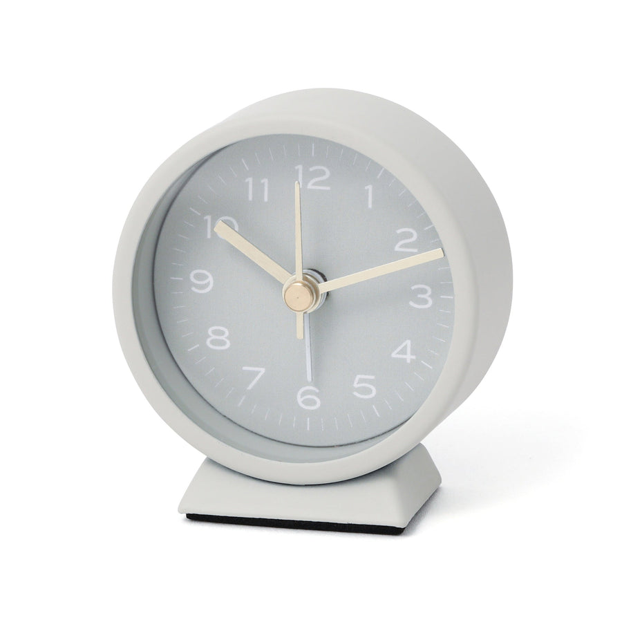 Round Mini Table Clock Green