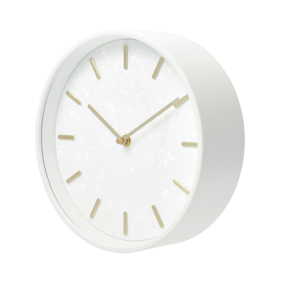 スパークル ウォールクロック ホワイト
