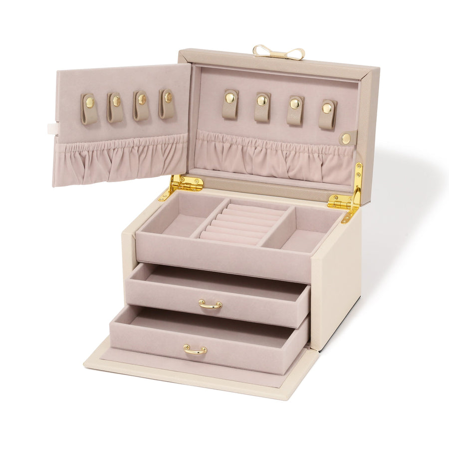 Bicolor Jewelry Box S Beige