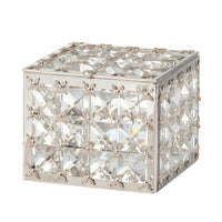 フランフラン ベリンダ マルチボックスM、マルチスタンド  小物入れ 2個セット フランフラン ベリンダ マルチボックス M シルバー - メルカリ