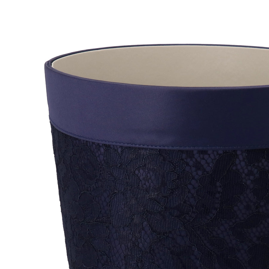 Lace Dustbin Medium Navy