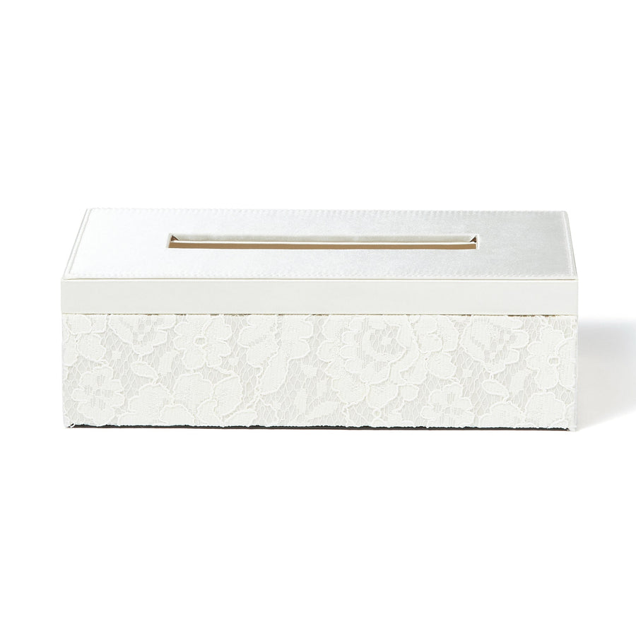 Lace Tissue Box Ivory