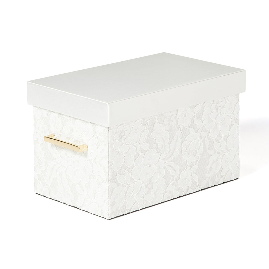 Lace Box S Ivory