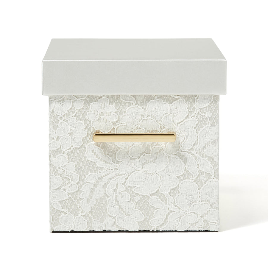 Lace Box S Ivory