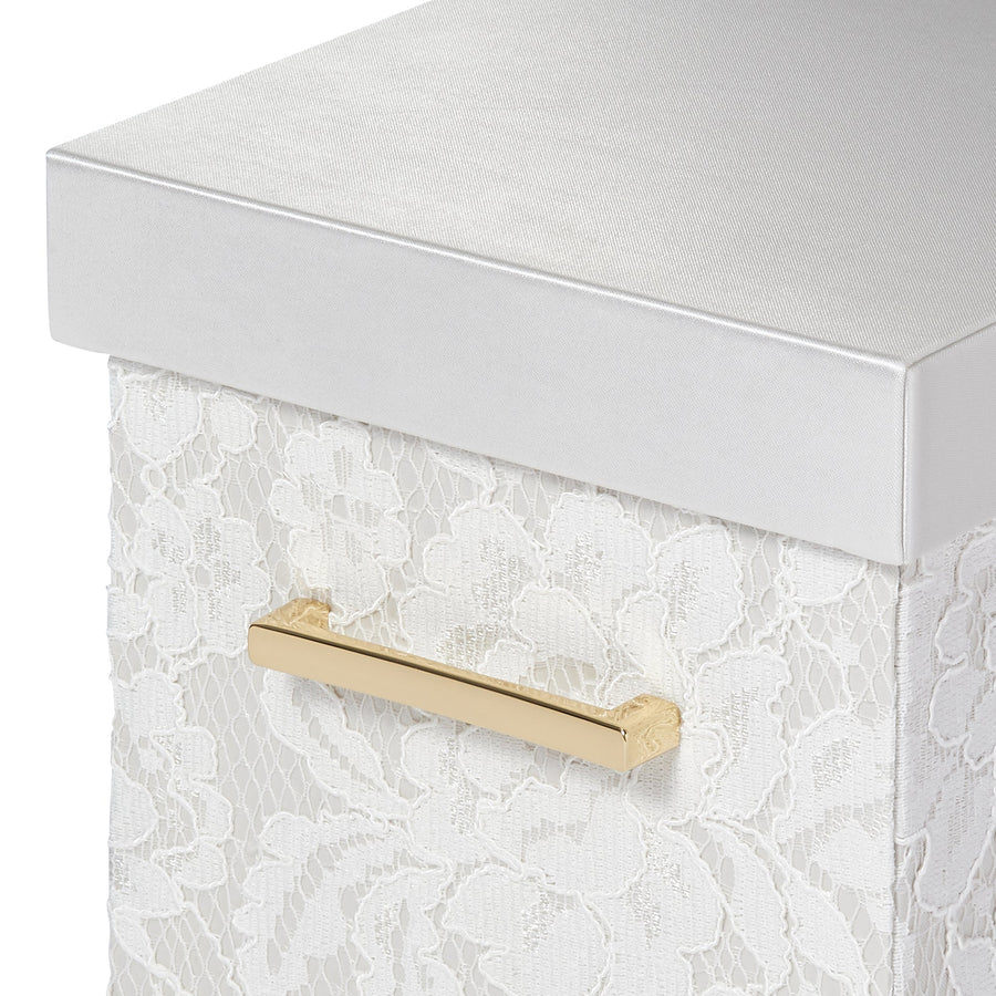 Lace Box S Ivory