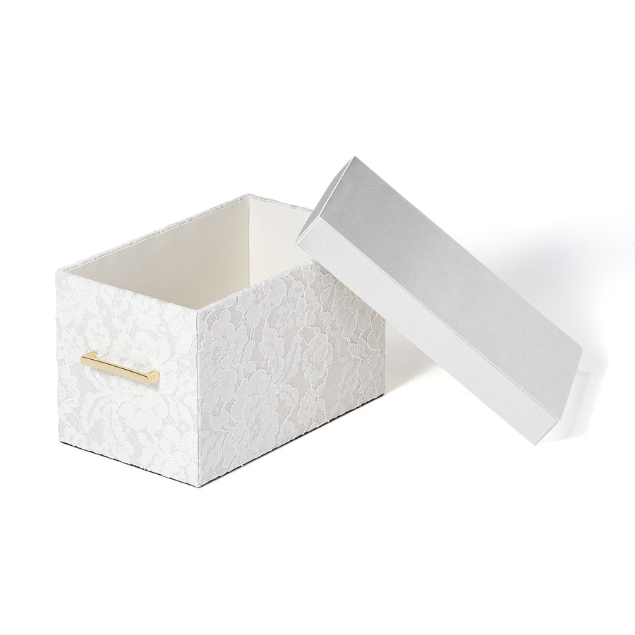 Lace Box S Ivory