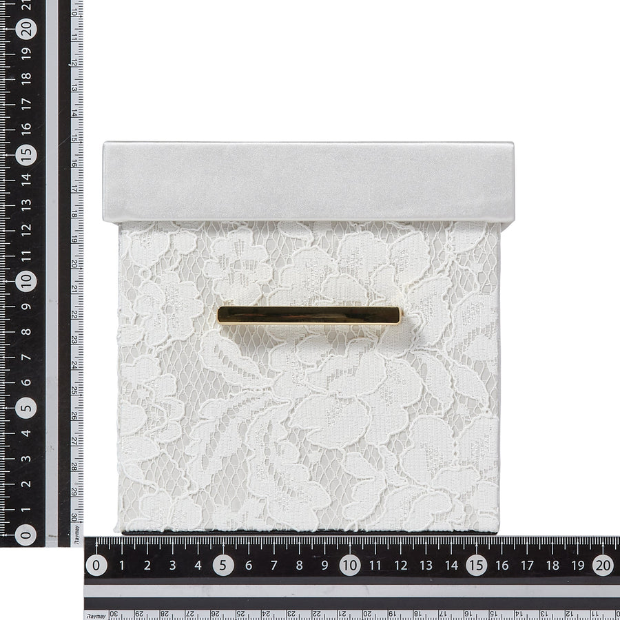 Lace Box S Ivory