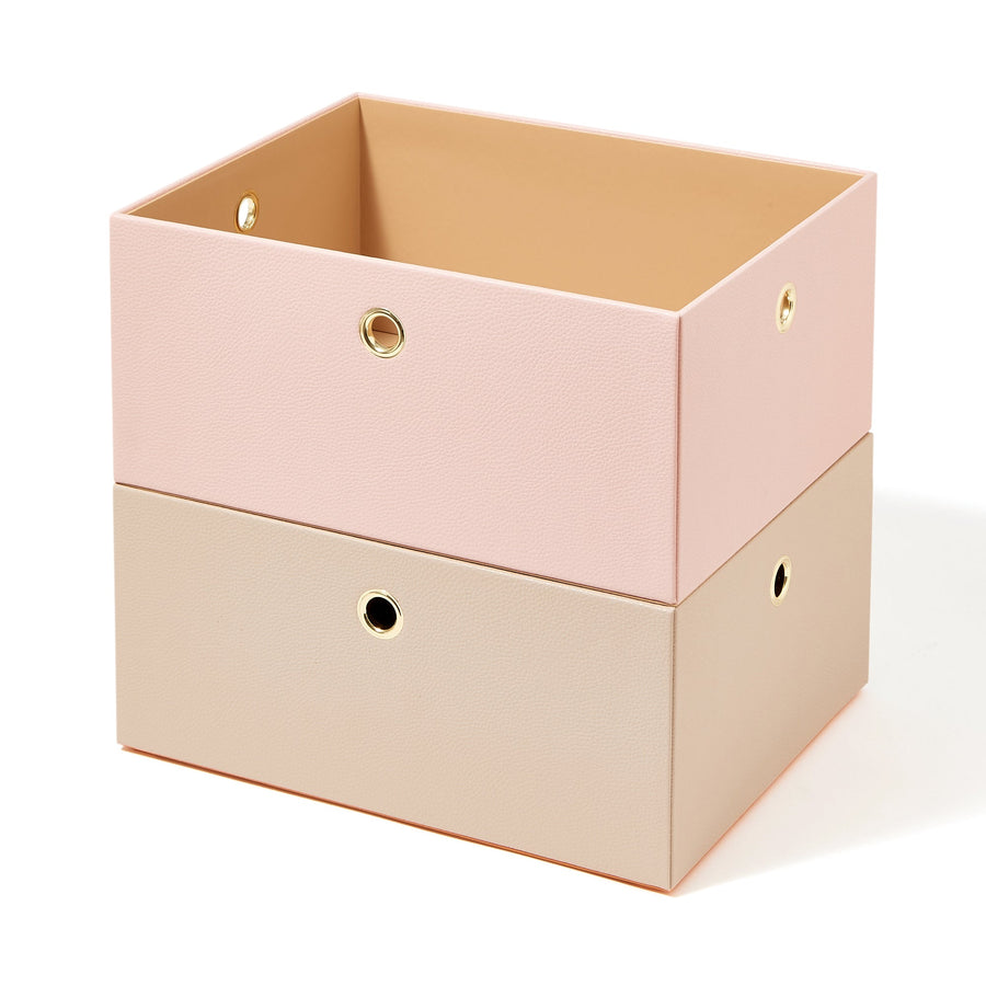 Prile Stacking Box L Ivory