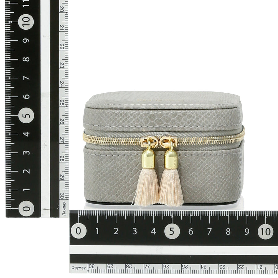 Flavia Travel Jewelry Box, Grey