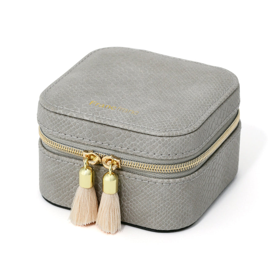 Flavia Travel Jewelry Box, Grey