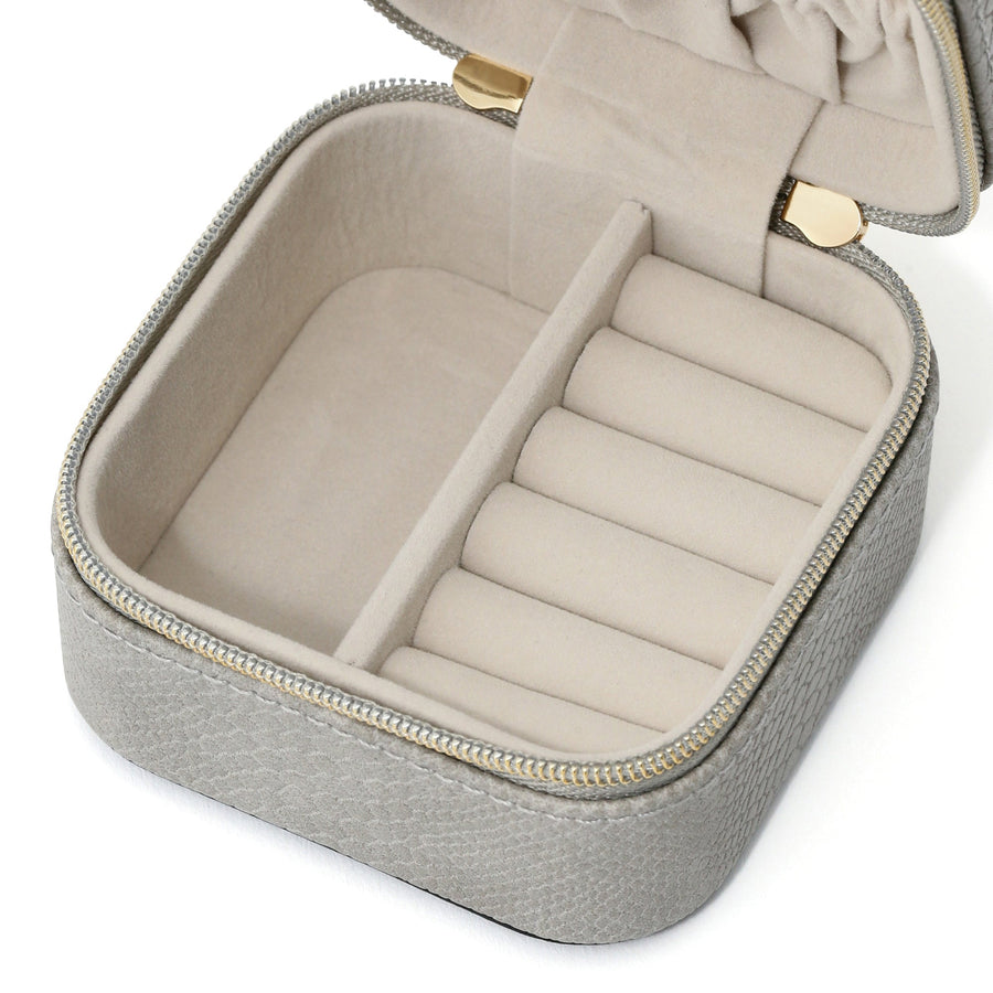 Flavia Travel Jewelry Box, Grey