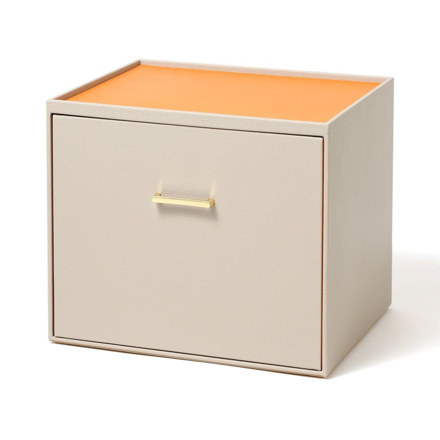 Prile Stacking Drawer L Ivory