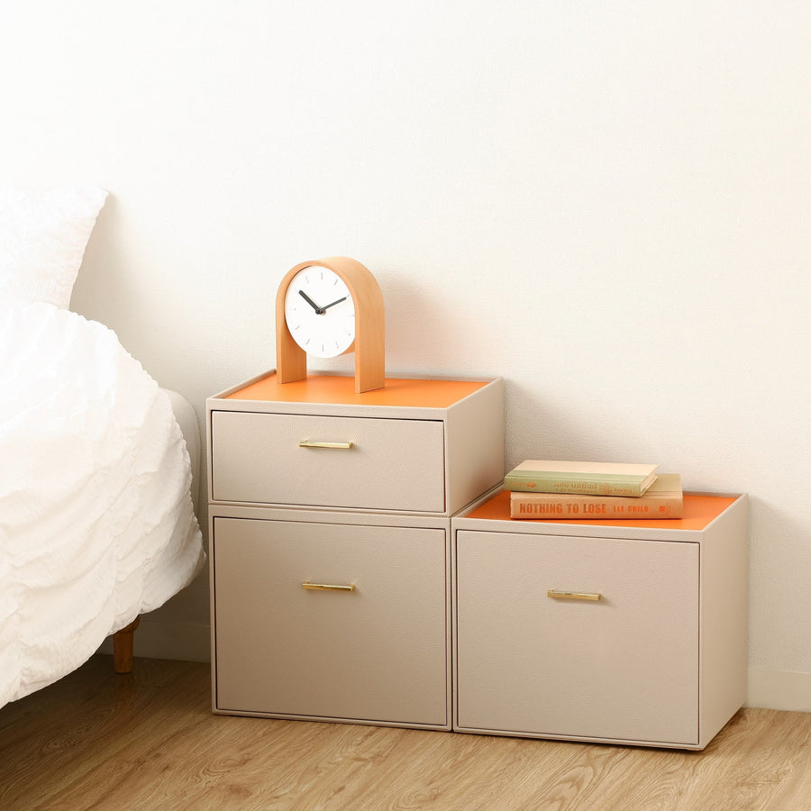 Prile Stacking Drawer L Ivory