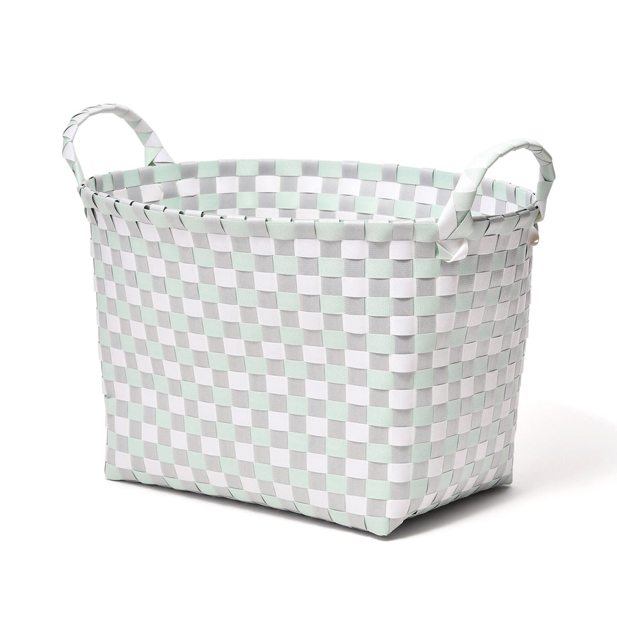 Color Band Basket Grey