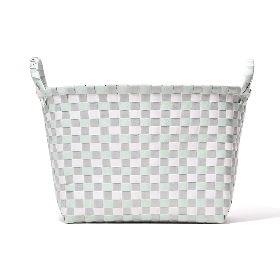 Color Band Basket Grey