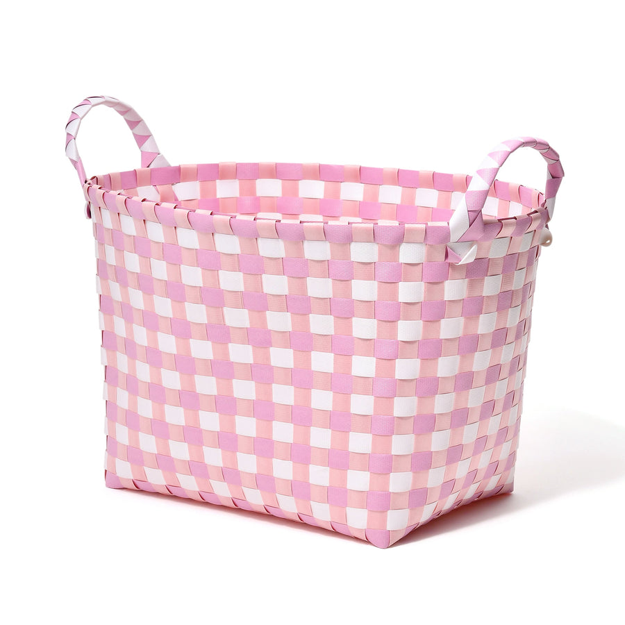 Color Band Basket Pink