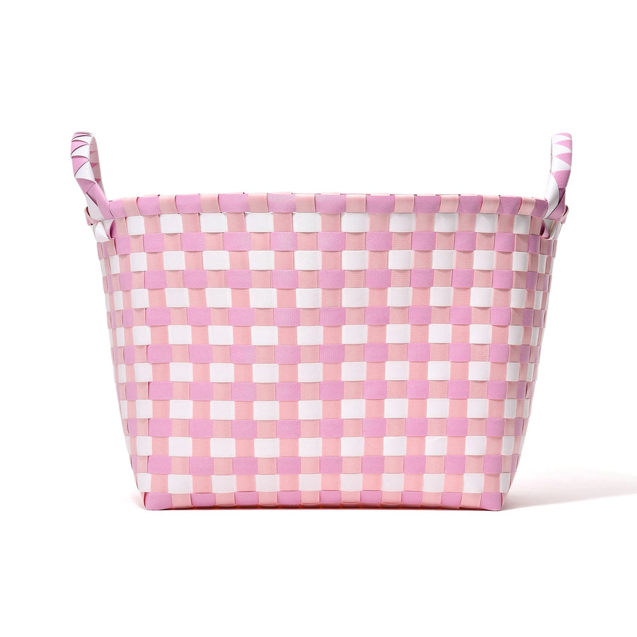 Color Band Basket Pink