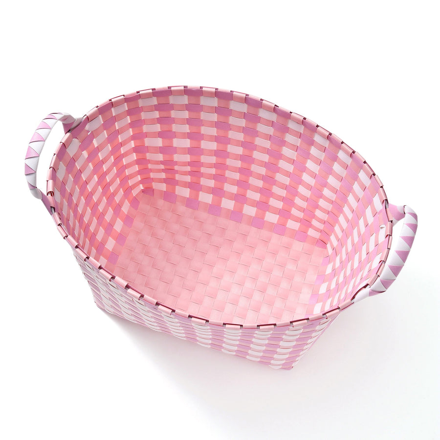 Color Band Basket Pink