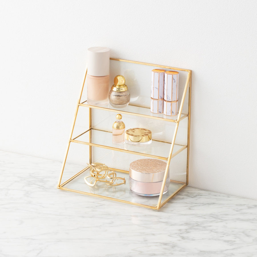 Glass Organizer Stand