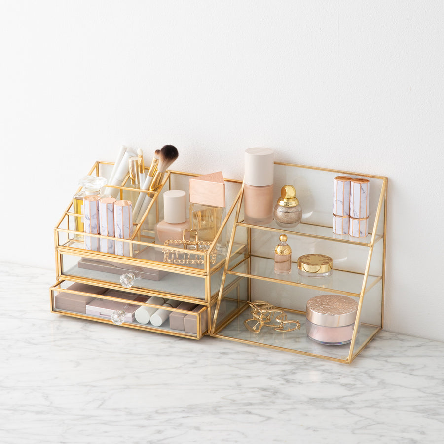 Glass Organizer Stand