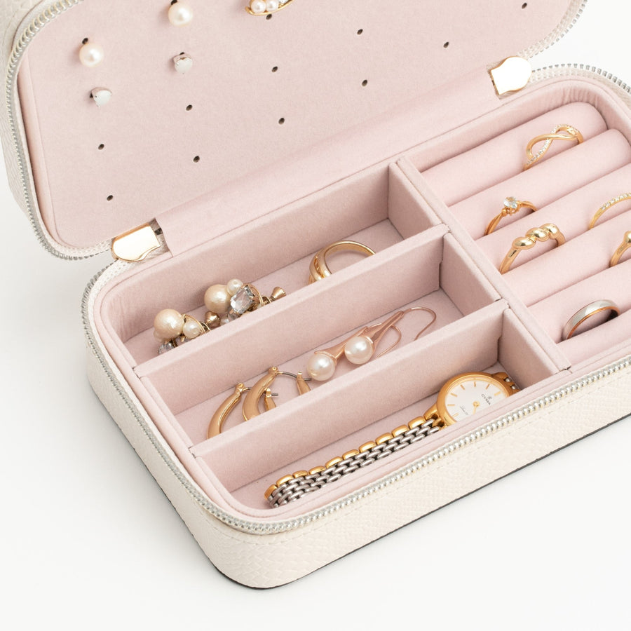 Flavia Travel Jewelry Box 2M Ivory