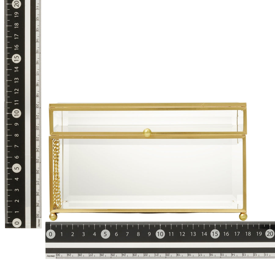 ラミュール アイアン ガラスボックス スクエア 2 L