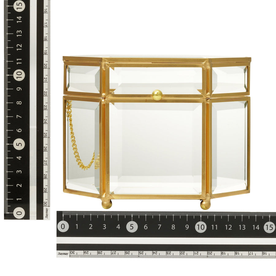 ラミュール アイアン ガラスボックス ヘキサゴン 2