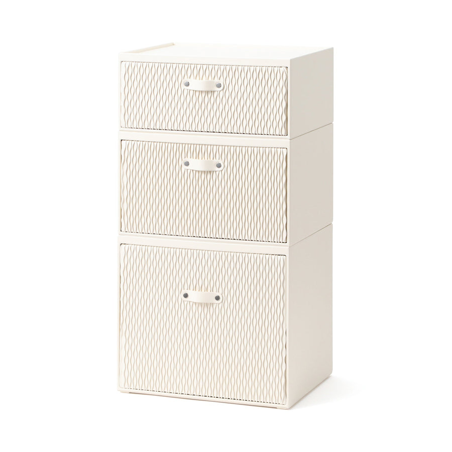 ウェーブ スタッキングドロワー S アイボリー