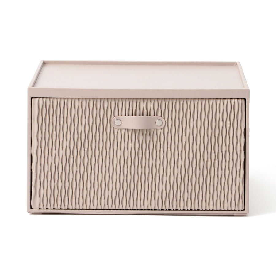 ウェーブ スタッキングドロワー M ベージュ