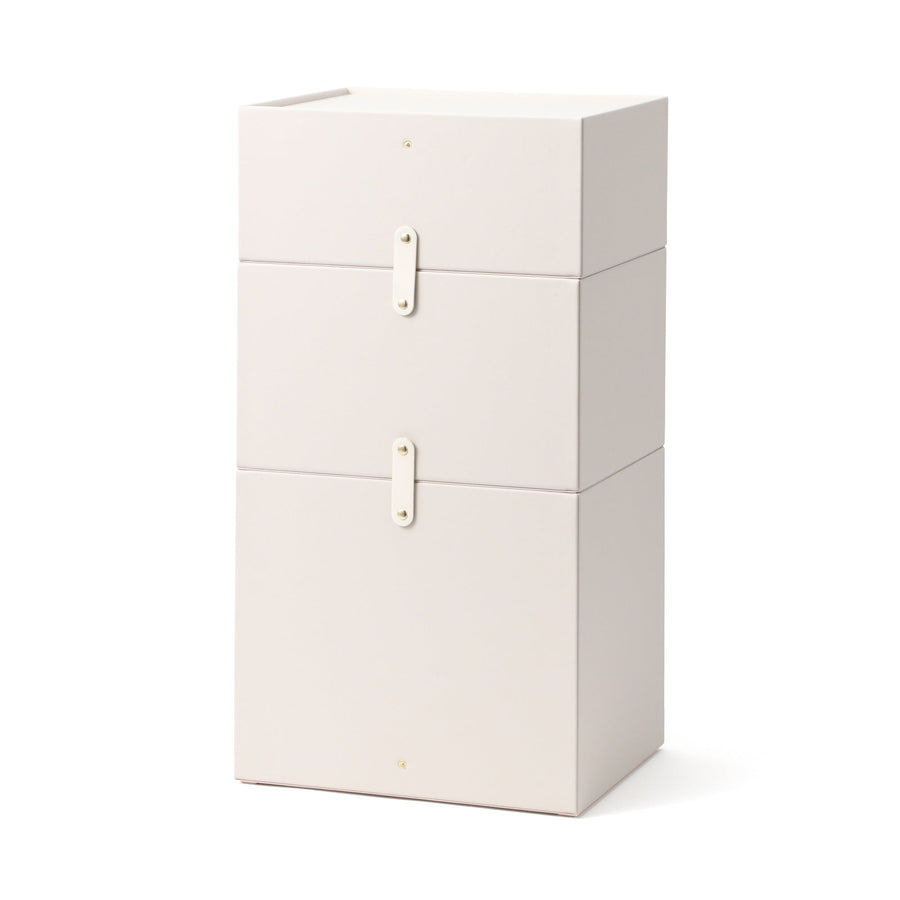 エンボス スタッキングドロワー S アイボリー