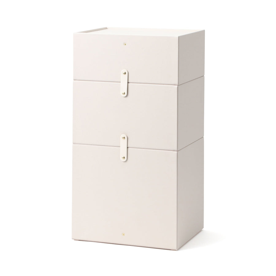 エンボス スタッキングドロワー M アイボリー