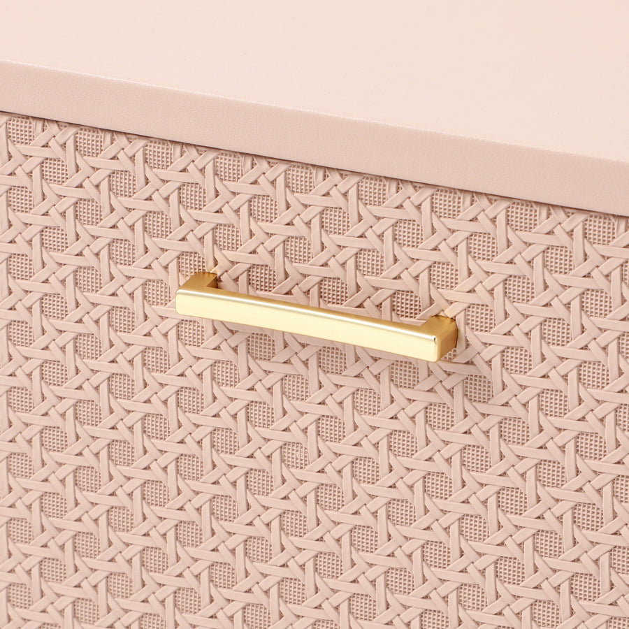 エンボス スタッキングドロワー S ピンク