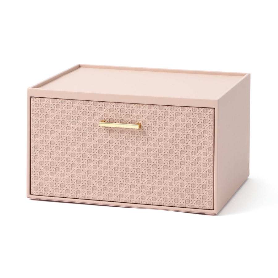 エンボス スタッキングドロワー M ピンク