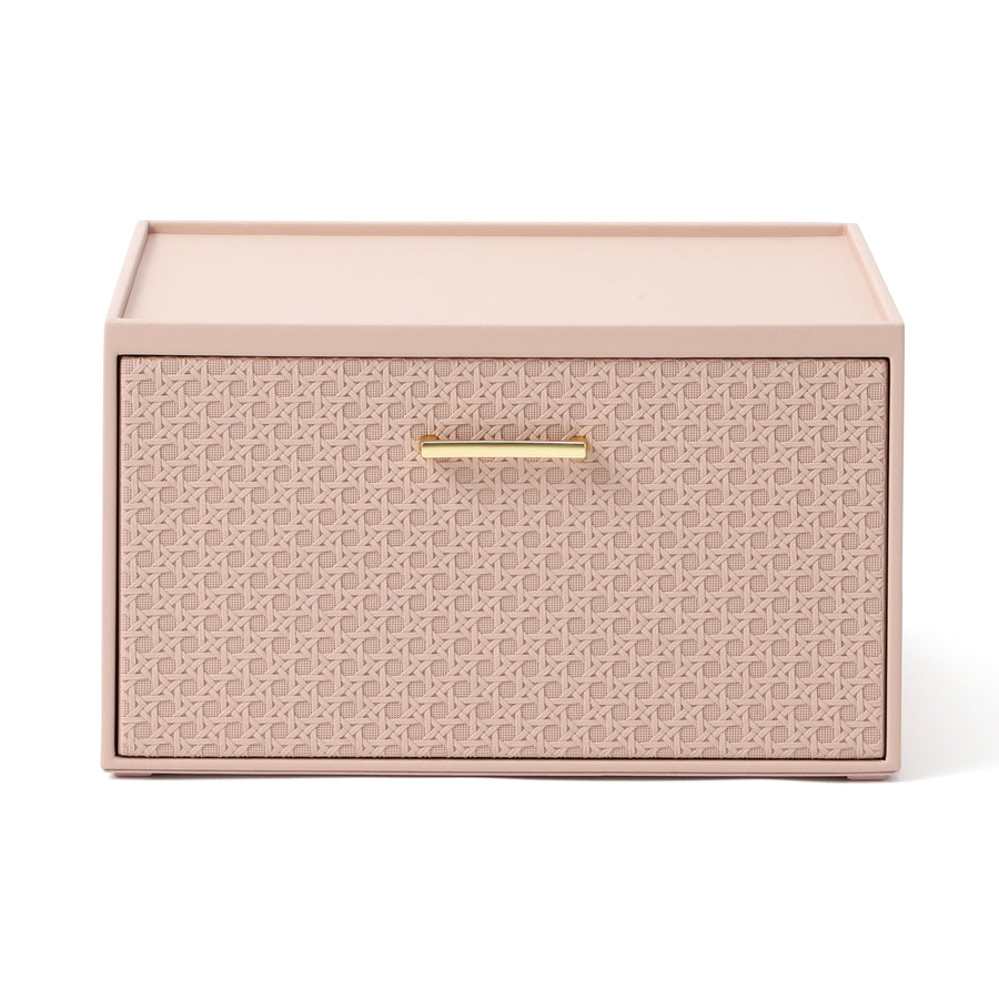 エンボス スタッキングドロワー M ピンク