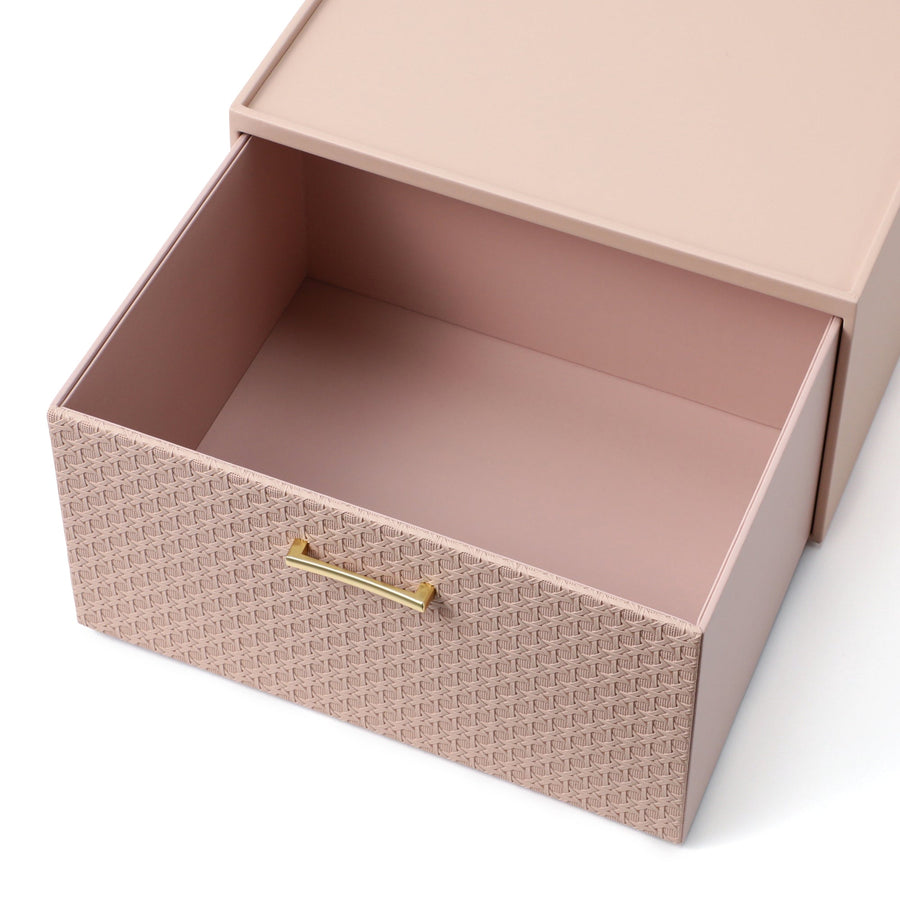 エンボス スタッキングドロワー M ピンク