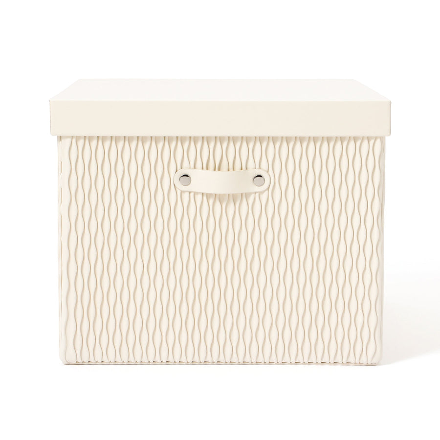 ウェーブ 大型ボックス S アイボリー