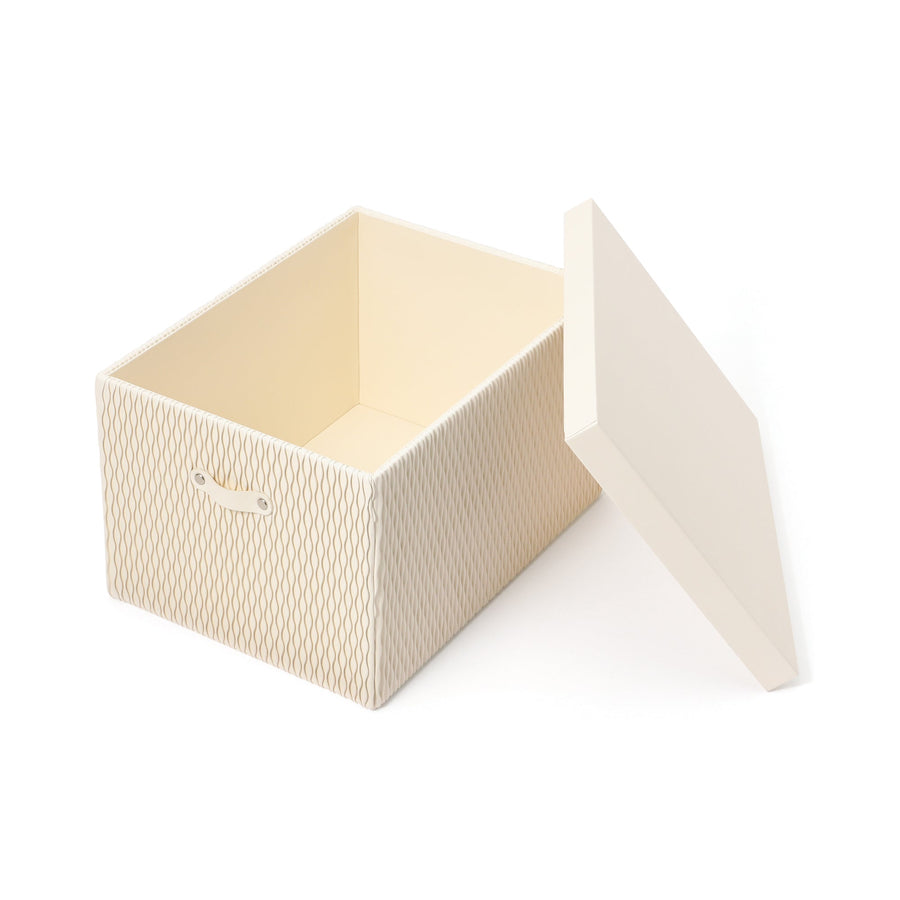 ウェーブ 大型ボックス S アイボリー