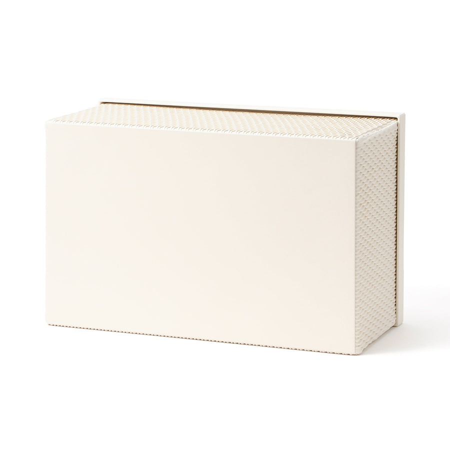 ウェーブ 大型ボックス L アイボリー