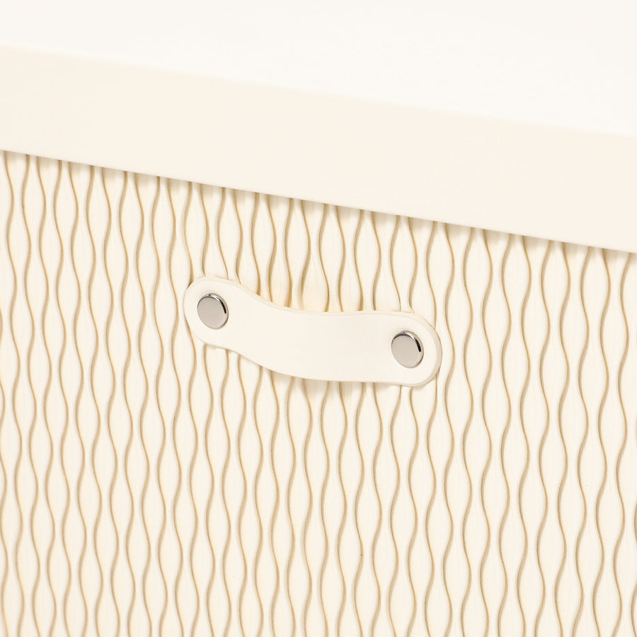 ウェーブ 大型ボックス L アイボリー