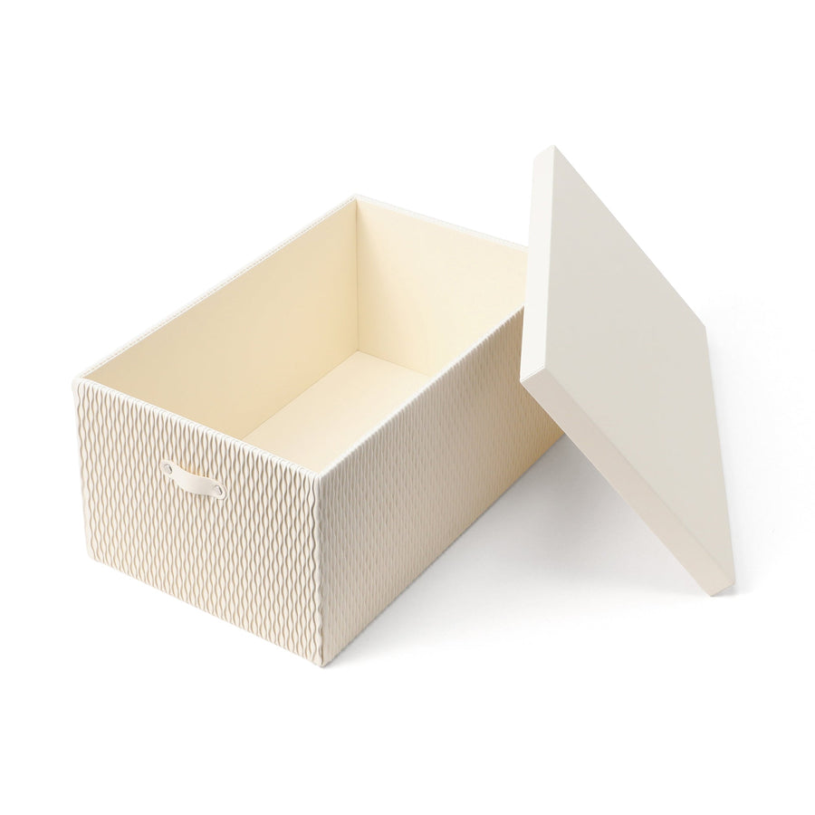 ウェーブ 大型ボックス L アイボリー