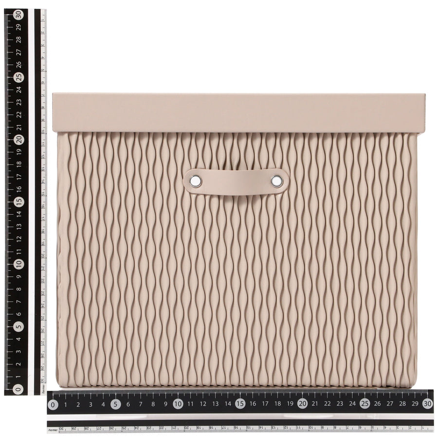 ウェーブ 大型ボックス S ベージュ