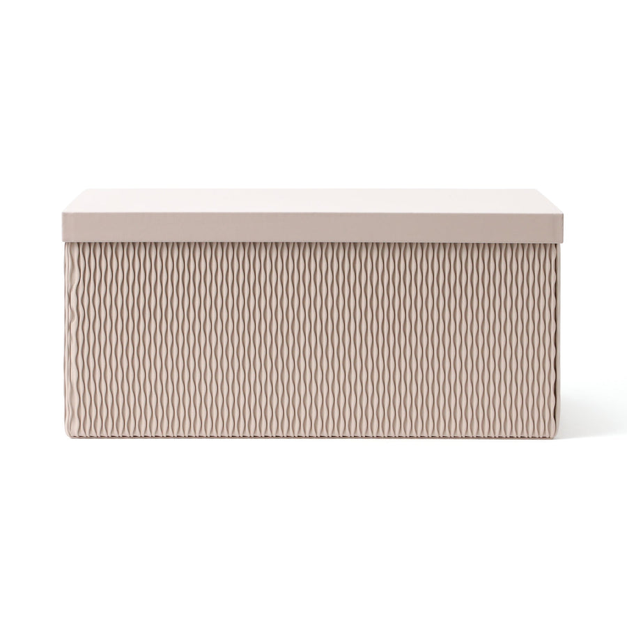 ウェーブ 大型ボックス L ベージュ