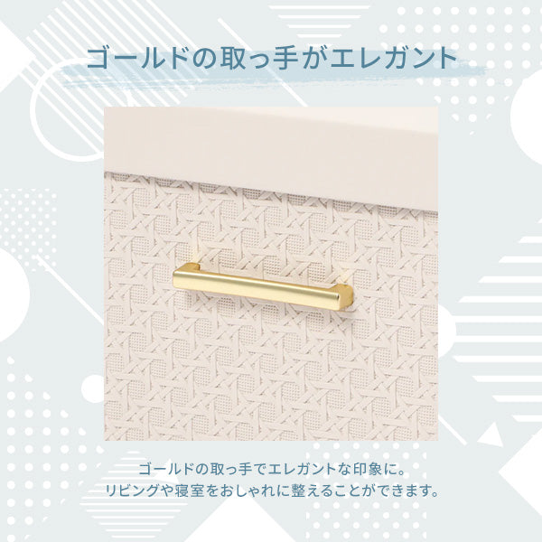 エンボス 大型ボックス L ピンク