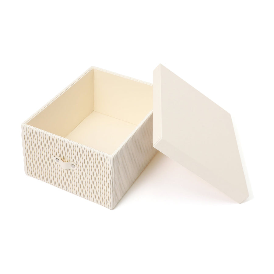 ウェーブ ボックス L アイボリー