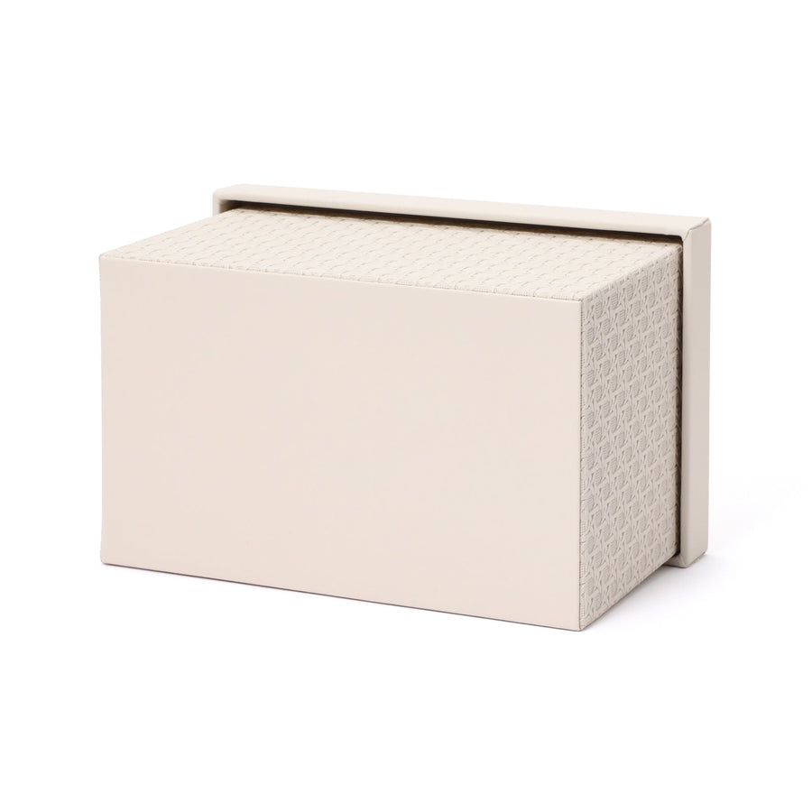 エンボス ボックス S アイボリー