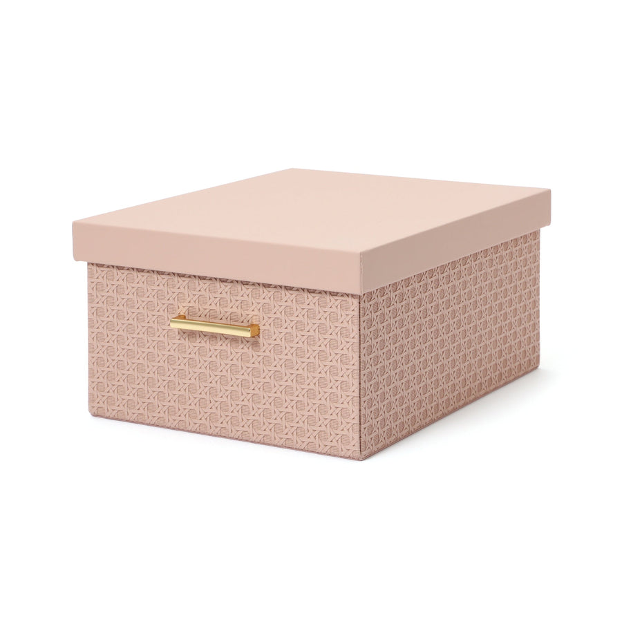 エンボス ボックス L ピンク