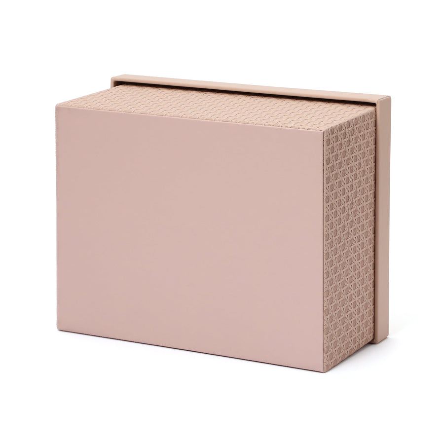エンボス ボックス L ピンク