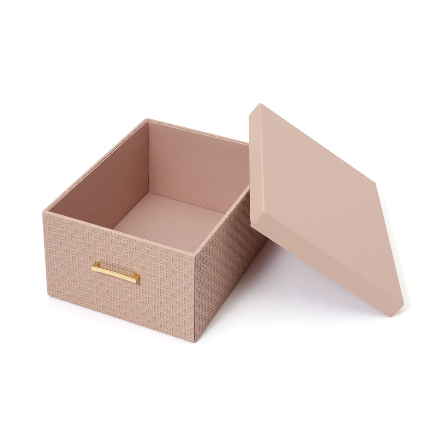 エンボス ボックス L ピンク